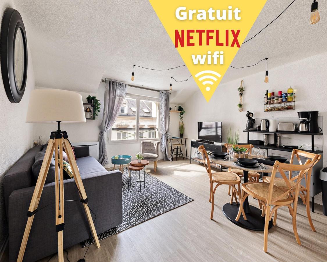 Stanford/ Cosy - Centre-Ville Rouen /Netflix-Wifi/ Exterior foto